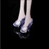  EU Direct  12Pairs Fashion Cute Princess High Heel Pumps Fairy Tales Shoes dolls