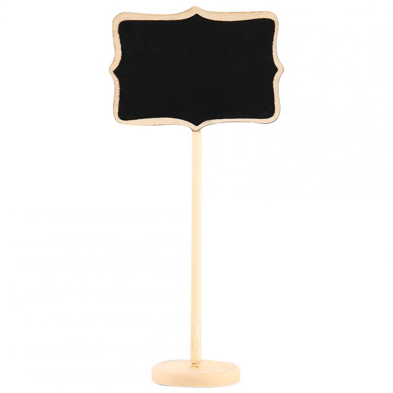 EU 1PCS Small Rectangle Seat Massage Blackboard with Foot Stand Wedding Guest Table Accessories