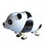  EU Direct  1Pcs Cute Cartoon Animal Pet Walking Foil Balloons Wedding Birthday Party Decorations Supplies Kids Toys Walk panda YT 011