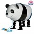  EU Direct  1Pcs Cute Cartoon Animal Pet Walking Foil Balloons Wedding Birthday Party Decorations Supplies Kids Toys Walk panda YT 011