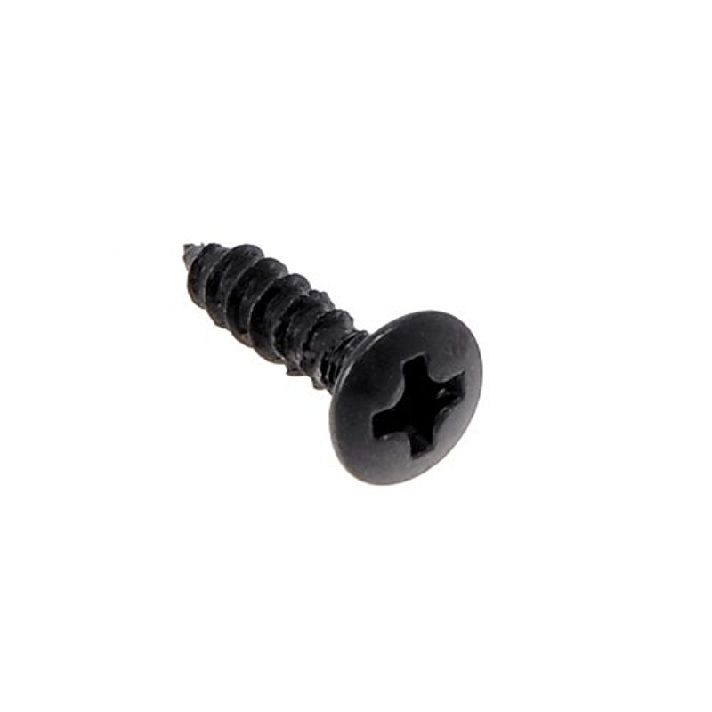 [EU Direct] 1pcs of black screws for mounting electric guitar guard plate