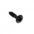  EU Direct  1pcs of black screws for mounting electric guitar guard plate