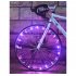  EU Direct  2 2m Ultra Bright 20 LED Bicycle Cycling Wheel Light Strings Colorful Bike Rim Spoke Light Tire Accessory