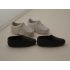  EU Direct  2 Pairs Mini Toy Shoes White Sports Shoes and Black Shoes for Ken Doll