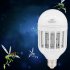  EU Direct  2 in 1 Bug Zapper LED Bulb  110V E27 Mosquito Killer Light Bulbs  Indoor Outdoor Lighting lamp for Flying Insects Wasp Moths Fly Killer