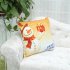  EU Direct  2014 New Arrival Christmas Snowman Custom Zippered Square Pillowcase 18x18  one side  Cushion Cover Case Pillow18 874