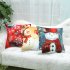  EU Direct  2014 New Arrival Christmas Snowman Custom Zippered Square Pillowcase 18x18  one side  Cushion Cover Case Pillow18 874