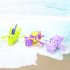 EU Direct  3PCS Set Kids Baby Cute Hippo Tortoise Crocodilian Shape Bath Toy Set Random Style Random Style
