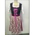  EU Direct  3PCS Women s Ruffle Floral Lace Beer Dress Traditional Dirndl Set for Oktoberfest Theme Party Cosplay