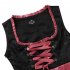  EU Direct  3PCS Women s Ruffle Floral Lace Beer Dress Traditional Dirndl Set for Oktoberfest Theme Party Cosplay