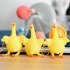  EU Direct  3Pcs Creative Relieve Stress Prankish Funny Squeeze Chicken Hen Lay Egg Key Chain