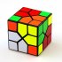  EU Direct  3x3x3 Magic Cube Creative Skewb Cube Brain Teaser Puzzle Cube for Magic Cuber Professional Players Lovers black