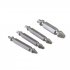  EU Direct  4Pcs Damaged Stripped Screws Broken Bolts Double Heads Remover Extractor Tool Set