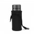  EU Direct  500mL Water Bottle Sleeve Cover Insulated Waterproof Neoprene Bottle Holder Carrier with Buckle Handle Black Black