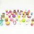  EU Direct  50Pcs Random Cartoon Character Doll of Fruit Family Action Figure Doll for Pretend Play