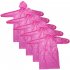  EU Direct  5pcs Disposable Raincoats with Sleeves and Hood  One Size Fits All  Lightweight outdoor Pink