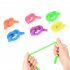  EU Direct  6 Pack Colorful Stretchy Strings Fidget Sensory Toys BPA Phthalate Latex Free Help Reduce Fidgetness Due to ADD  ADHD and Autism
