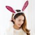  EU Direct  6 Pack Soft Plush Bunny Ears Hairbands Sequins Rabbit Headbands for Easter Party Decoration