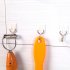  EU Direct  6pcs set Creative Traceless Nailless Powerful Viscous Plastic Wall Hook Pothook