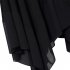  EU Direct  AMZ PLUS Women Short Sleeve Spliced Asymmetrical Plus Size Tunic Top