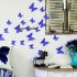  EU Direct  Ainest 3D DIY Wall Sticker Stickers Butterfly Home Decor Room Decorations Mint Green