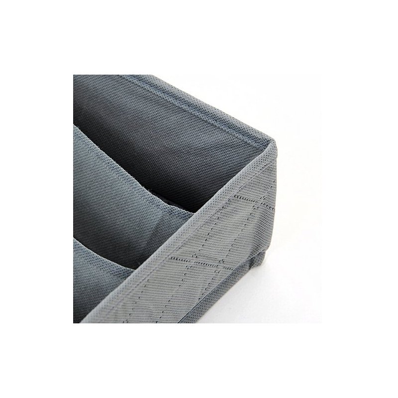 [EU Direct] Brownylife Shop - 3 Pieces a Set,foldable Box /Bamboo Charcoal Fibre Storage Box for Bra,underwear,necktie,socks