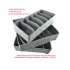  EU Direct  Brownylife Shop   3 Pieces a Set foldable Box  Bamboo Charcoal Fibre Storage Box for Bra underwear necktie socks