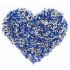  EU Direct  CYNDIE decoration 4 5mm Navy Blue Acrylic Diamond Confetti Wedding Party Decor Table Scatters 2000pcs