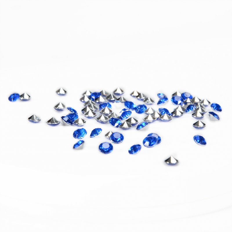 [EU Direct] CYNDIE decoration 4.5mm Navy Blue Acrylic Diamond Confetti Wedding Party Decor Table Scatters 2000pcs