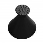  EU Direct  Car Windshield Ice Scraper Tool Cone Shaped Outdoor Round Funnel Remover Snow black