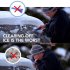  EU Direct  Car Windshield Ice Scraper Tool Cone Shaped Outdoor Round Funnel Remover Snow black