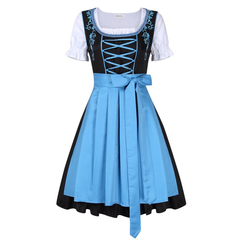 EU Clearlove Women's Classic Dress Three Pieces Suit for German Traditional Oktoberfest Costumes