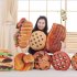  EU Direct  Creative Simulation Pizza Hamburger Bread Cookies Pillow Plush Toy Home Cushions Office Sleeping Pillow Novelty Gift for Kids and Adults