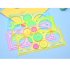  EU Direct  Creative Drawing Tool Playset Geometric Ruler Student Drafting Stencil Gift Random Color