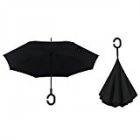 [EU Direct] Creative Inverted Umbrella Double Layer Reverse Umbrella with C-shaped Hands