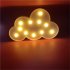  EU Direct  Creative Euramerican Energy Saving Clouds Plastic Night Light LED 3W Warm White Light White
