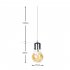  EU Direct  Creative Pendant Lights Vintage Glass Big LED Bulb Chandelier Bar Warehouse Ceiling Lamp S Golden
