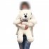  EU Direct  Cuddly Stuffed Plush Teddy Bear Toy Animal Doll White 60CM