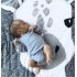  EU Direct  Cute Cartoon Baby Crawling Pad Round Child Play Game Mat Children Developing Carpet Toys giraffe
