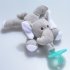  EU Direct  Cute Cartoon Plush Animal Baby Silicone Pacifier Soft Healthy Nipple Feeding Tool