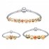  EU Direct  Cute Charms Emoji Bracelet With 10 Pieces Cartoon Animal Fun Faces Beads Party Favors Gift
