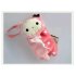  EU Direct  Cute Soft Pink Plush Master Rabbit Tissue Box Cover Car Accessories Home Decor