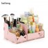  EU Direct  DIY Wood Beauty Makeup Storage Drawers Box Cosmetics Organizer Removable Case