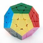 [EU Direct] Dayan Megaminx I Stickerless Speed Cube Puzzle 12-axis 3-rank Dodecahedron without Ridges