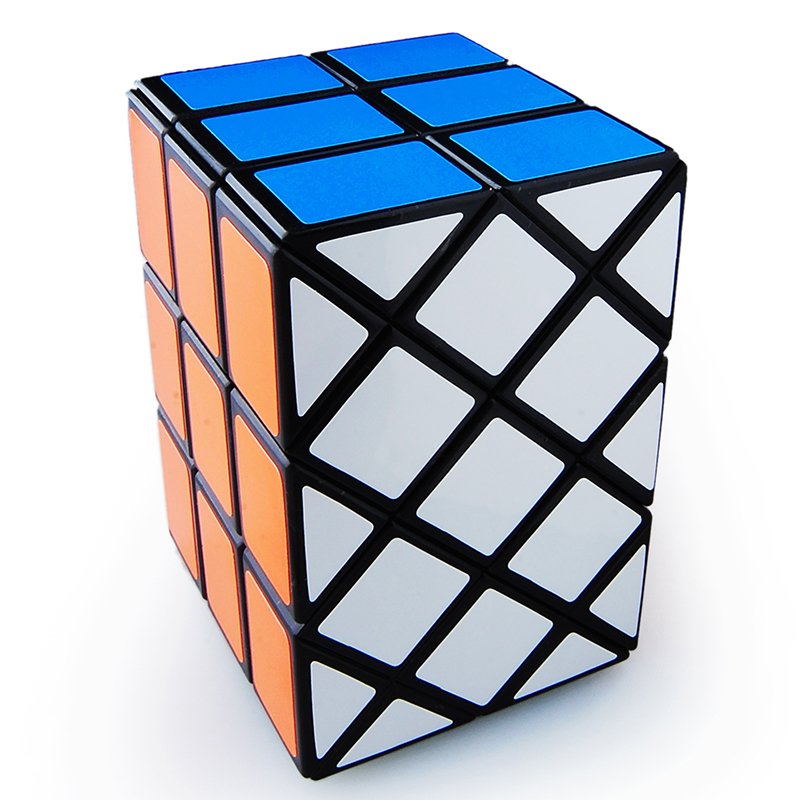 [EU Direct] Dian Sheng 3x3 Ancient Double Fish Cube Black Magic Cube Odd Rubik，Black