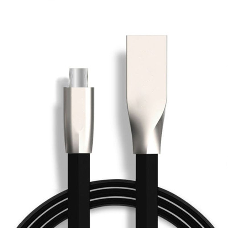 [EU Direct] Durable Zinc Alloy Connector Micro USB Sync And Charging Cable for Android Devices, Sony, HTC, Motorola And More  Android