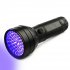  EU Direct  EastVita   395 nM 51 UV Ultraviolet LED flashlight Blacklight 3 AA Battery