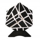  EU Direct  Emorefun Qin Speed Soomth Carbon Fiber 3x3 Puzzle Cube White Black
