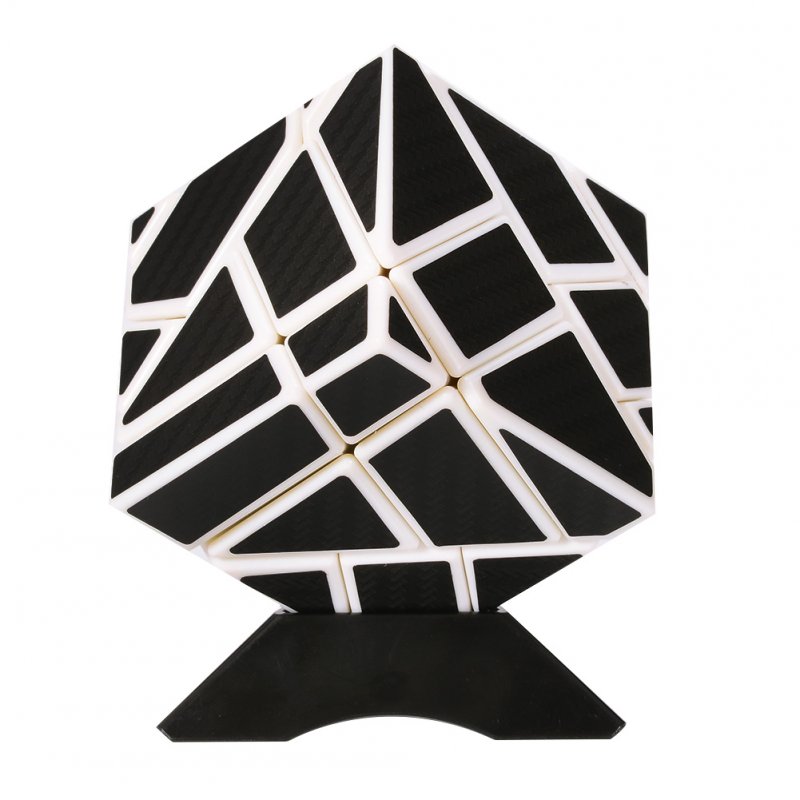 EU Emorefun Qin Speed Soomth Carbon Fiber 3x3 Puzzle Cube White&Black