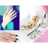  EU Direct  Fashion Simple Design Adjustable Finger Joint Knuckle Nail Ring for Women Set of 3pcs